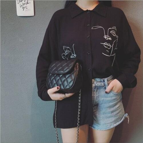 Aosbos Small Soft PU Leather Chain Crossbody Bags Diamond Lattice Messenger Bag Vintage Women Handbag Designer Flap Shoulder Bag