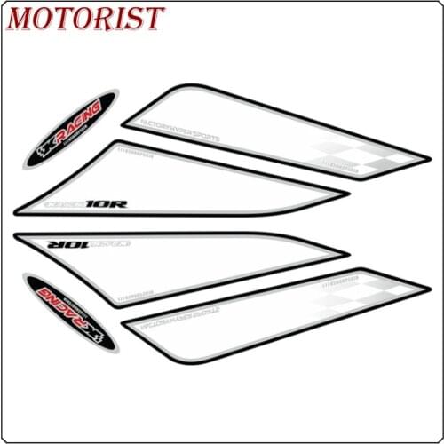 MOTORIST Rear Fairing Number Board KSHARPSKIN 3D Gel Protector for KAWASAKI ZX10R 2008