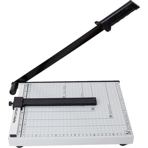 Home Safe Accurate Photo Office Portable Steel Cutter Ruler Paper Trimmer Practical Sharp Blade Easy Operate A4