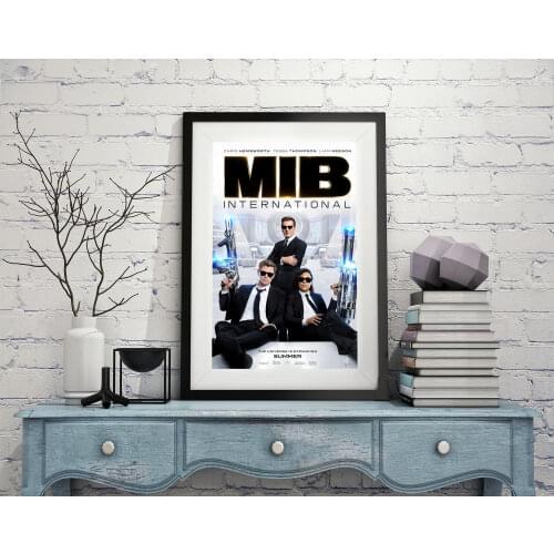 D0930 Men in Black International Movie Silk Fabric Poster Art Decor Indoor Painting Gift