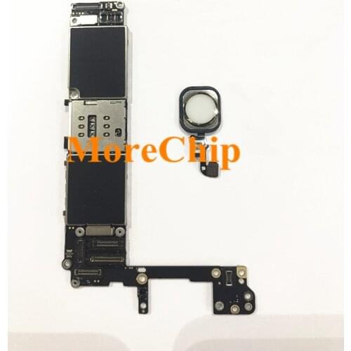 For iPhone 6S OK Board Unlocked Motherboard With Fingerprint Touch ID Free Clean Mainboard Logic Board 16/64GB 100% Good Working