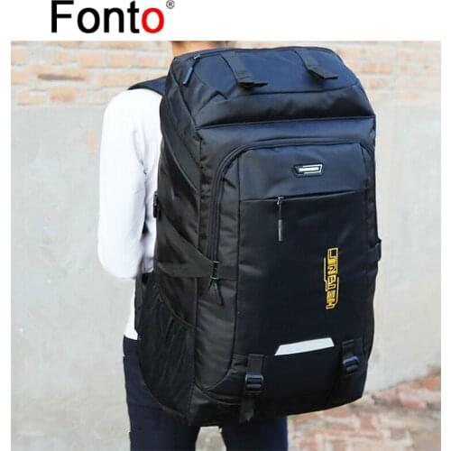 Fonto 80L Large Capacity Outdoor Climbing Bag Hiking Backpack Travel Bag Camping Backpack