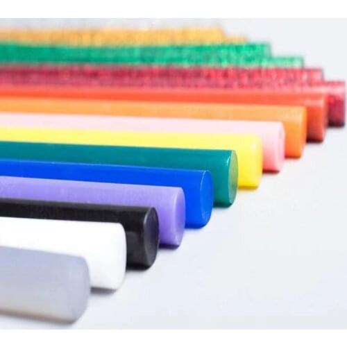 Hot melt glue stick 7mm11mm powerful color hot melt stick hot melt glue gun manual DIY super sticky fast melt stick
