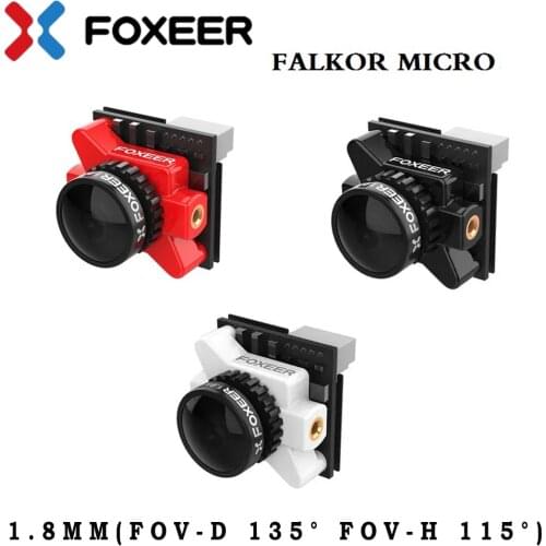 Foxeer Falkor Micro 1200TVL FPV Camera 1.8mm Lens GWDR OSD All-weather Camera Support Remote Control PAL/NTSC Switchable Camera