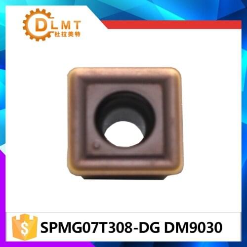 10pcs SPMG07T308 DG DM9030 U Drill carbide inserts drilling cutter high quality indexable insert drills turning cnc lathe tools