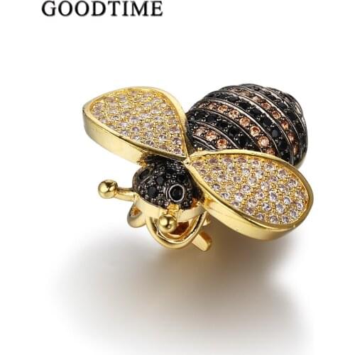 Classic Brooch Jewelry Cute Yellow Bee Insect Brooches For Women Kids Cartoon Animal Clothing Accessories Boutonniere Pins Gifts