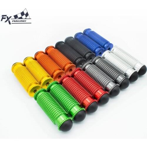 8mm CNC Footpegs Foot Pegs Footpeg Motorcycle Foot Footrest Foot Pegs Pedal Universal For Ducati 1098 1198 848 EV0 749 999