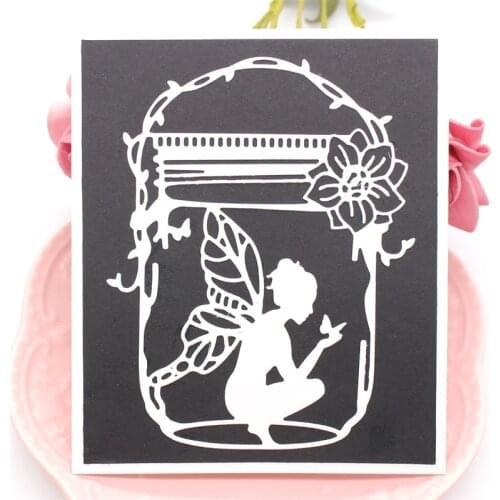 KSCRAFT Elf in the Bottle Metal Cutting Dies for DIY Scrapbooking/Card Making/Kids Fun Decoration Supplies