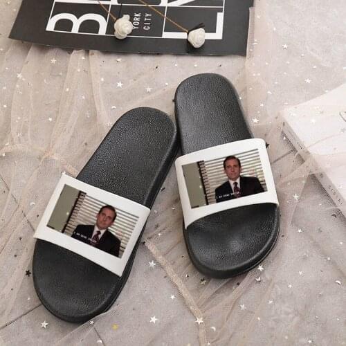 Fashion Summer women shoes Handsome Men Graphics Printing Lady Slipper Flat Shoes 2021 women slippers sandals Slipper for woman