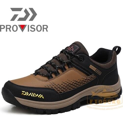 2022 Men Fishing Daiwa Large Size Single Non-slip Shoes Autumn New Mens Low-top Sports Outdoor Casual Shoes Hiking Shoes