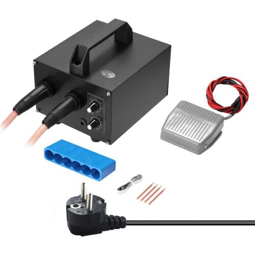 CX4500 Microcomputer Spot Welding Machine Set 20ms-1s Time Adjustable 640-1600A Current for 0.25mm Nickel-clad Steel Plate