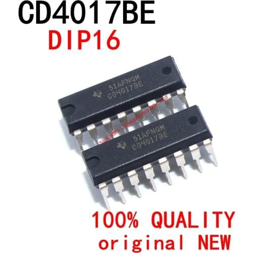10PCS CD4017BE DIP14 CD4017B CD4017 4011 DIP-14 New and Original IC Chipset