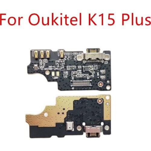 New Original For Oukitel K15 Plus 6.52inch Cell Phone USB Board Charging Dock Parts Board Plug Charger Port