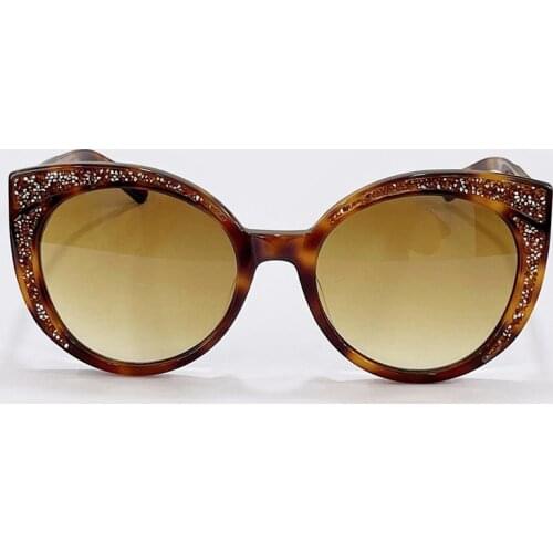 2021 New Womens Sunglasses Crystal Cat Eye Brand Design Sun Glasses Female Driving Eyewear Oculos De Sol