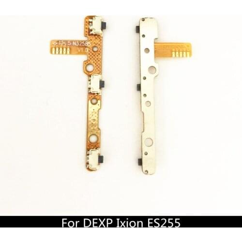 Original Power Button FPC Mobile phone Start + volume On/Off Flex cable FPC Parts DEXP Ixion ES255 Flex cable Ribbon Parts