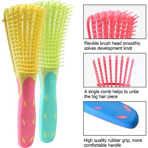 Hair Brush Detangling Brush Scalp Massage Hair Comb for Dry Wet Curly Hair Curly Hair Octopus Comb Scalp Massage Hair Styling