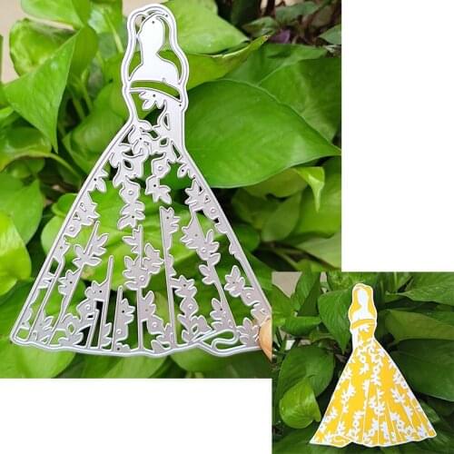 Carbon steel metal cutting die is suitable for Valentines Day DIY scrapbook greeting card making 3D creative bride wedding 2020