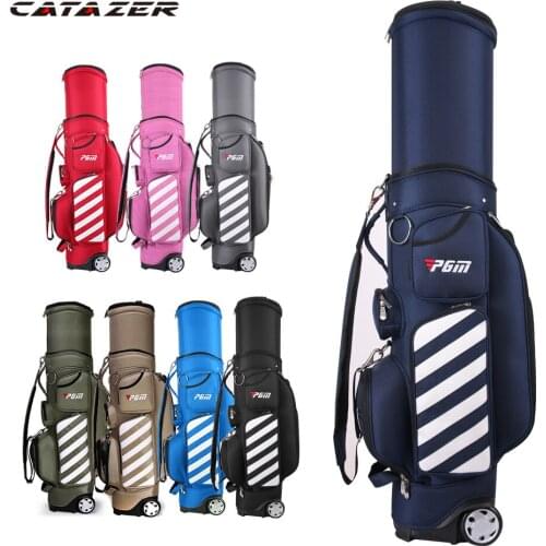 Golf Standard Bag Adjustable Men Golf Air Bag Women Telescopic Ball Bag Baldric Pulley Multi-function Cover with Hard Shell