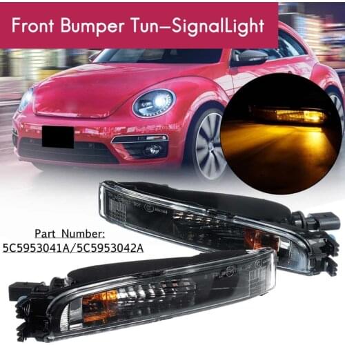 Car Turn Signal Light for Beetle 2012-2018 Front Bumper Side Marker Light Lamp