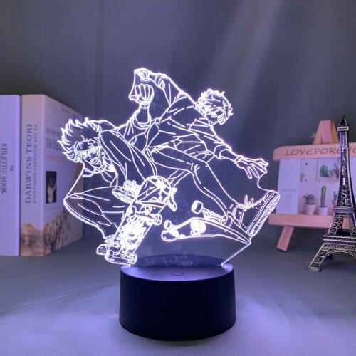 Anime Led Light SK8 The Infinity Reki X Langa for Bedroom Decor Night Light Kids Brithday Gift Manga Room Desk 3d Lamp
