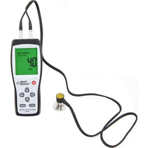 Thickness Gauge Handheld Ultrasonic With Sound Velocity Measuring 1.2~220mm
