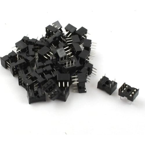 Uxcell 40 Pcs 6 Pin DIP IC Socket Adapter 2.54mm Pitch Wide