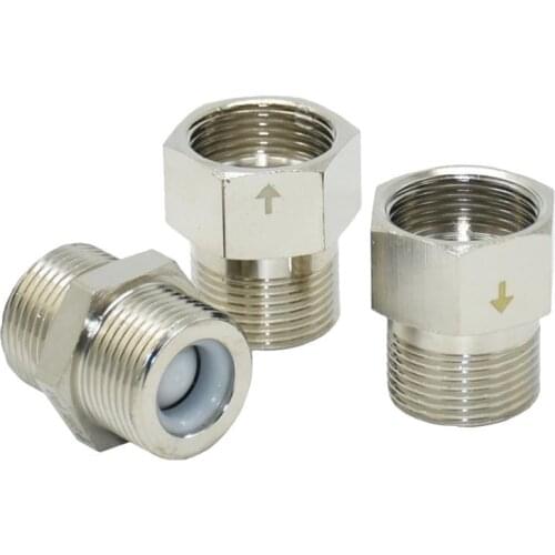 3/4" Male Thread Check Valve Connector 1-Way Non-Return Valve For Toilet Water Heater Bathroom Kitchen Adapter 1pcs