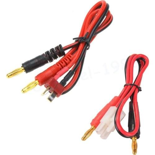 1pcs RC Connector Cable T plug Deans Connector to Banana Tamiya Plug to Banana for IMAX B6 B6AC B8 Chargers