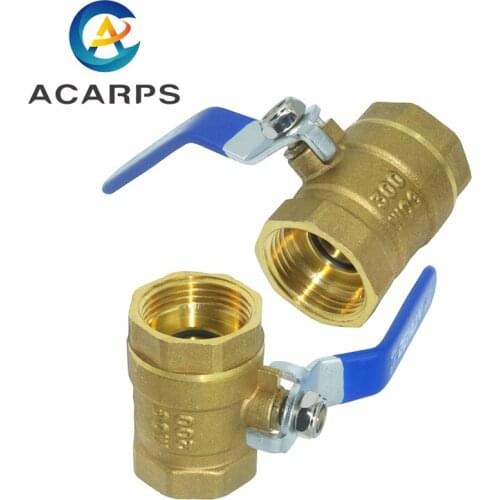 2 Way Brass Ball Valve Water 16bar 10bar 1/2" 3/4" 1" 1-1/4" 1-1/2" 2"