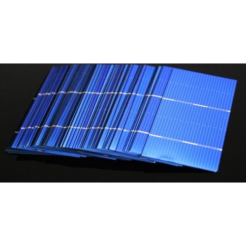 50pcs x Solar Panel Painel Cells 125 156 DIY Charger Polycrystalline Silicon Sunpower Solar Bord 78*26mm 78*77mm 39*39mm 52*52mm