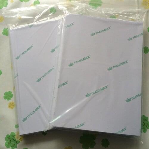 A4 size (100 pieces/lot) for inkjet printer light color garments,clothes,t-shirt fabric transfer paper no crack
