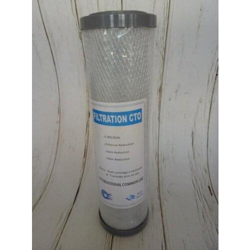 Activated Carbon 10 inch Water Filter Water Purification System Compatible Whole House RO CTO 5 Micron