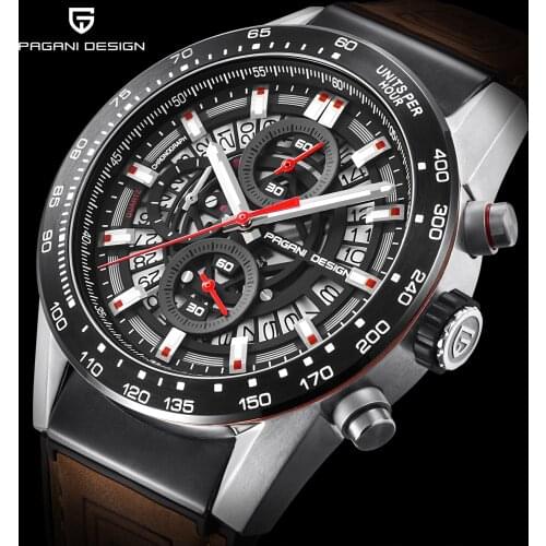 PAGANI DESIGN Top Luxury Brand Watches Waterproof Quartz Watch Men Fashion Military Countdown Clock WristWatch Relogio Masculino