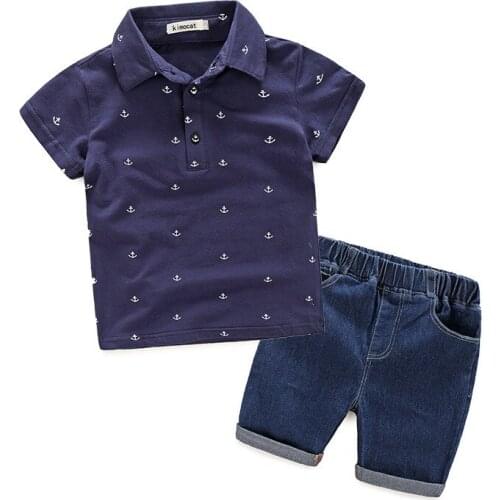 BibiCola boys summer clothing sets kids cotton casual t-thirt+pants 2pce tracksuits for baby boys children sports suits