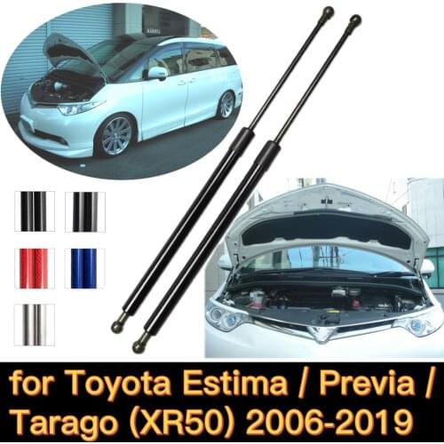 Gas Struts for 2006-2019 Toyota Estima XR50 Previa Tarago ACR50 Minivan Front Hood Bonnet Lift Supports Shock Damper Springs Rod