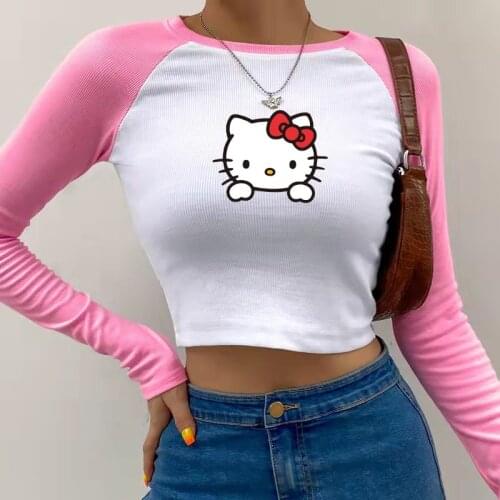 Женские футболки Hello Kitty China At AliExpress