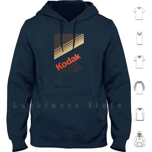 80s Kodak Cassette Hoodies Long Sleeve Video Vhs Cassette Tape Vcr Recorder 80s 1980s 90s 1990s Funny Humor