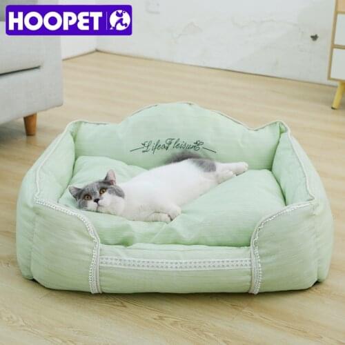HOOPET Dog Bed Soft Comfortable Bed For Pet Removable And Washable Large Bed For Dogs Cats Big House Dog Accessories