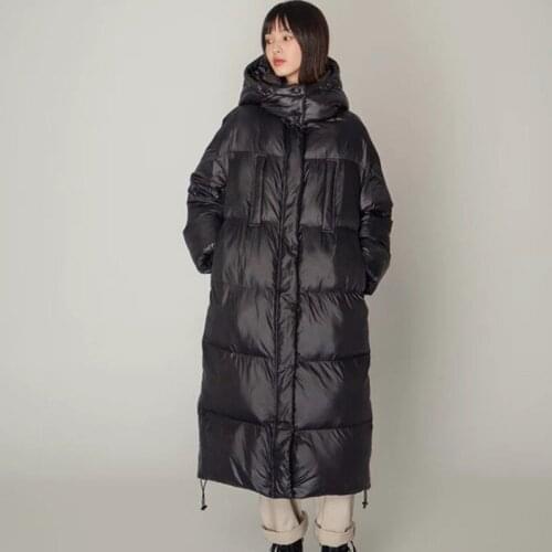 Winter Fad Female Jacket Pocket Zipper Cotton Padded Hooded Parkas Coat Thick Warm Loose Casual Oversized Women Ropa De Mujer