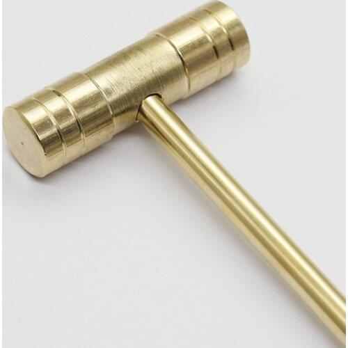 Mini Hammer Small Round Hammer Solid Brass Hammer For Precision Installation Tool