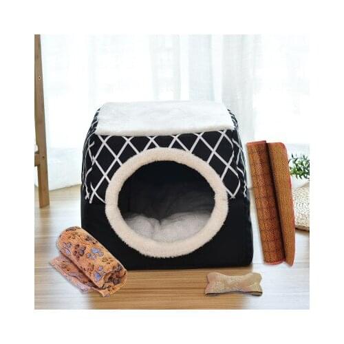 Cat litter Winter space capsule cat house Enclosed dog litter Dual-purpose pet house Pet supplies