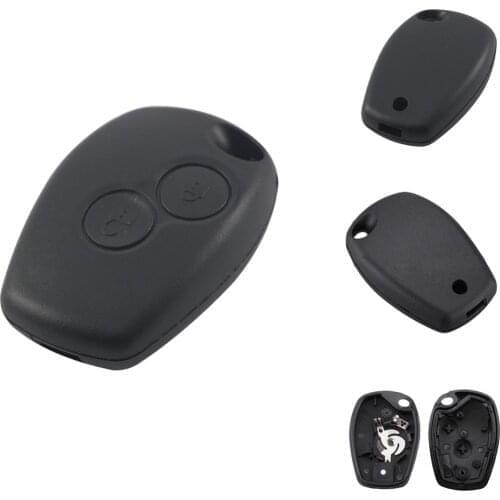 New 2 Buttons Car Key Shell Remote Fob Cover Case Durable Without Blade For Renault Dacia Modus Clio 3 Twingo Kangoo 2