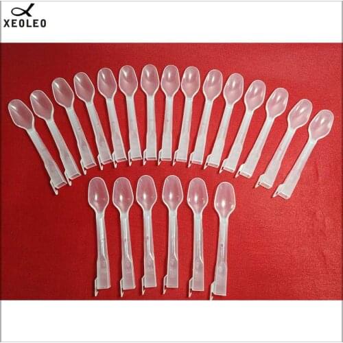 XEOLEO Disposable Ice cream spoon plastic Mcflurry spoons 100pcs suitable Mcflurry ice cream maker part