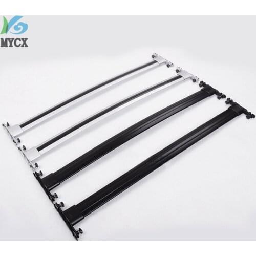 Cross Bar Roof Rack Roof Rail For Toyota Land Cruiser 200 V8 LC 200 LC200 2008 2009 2010-2019,Silver Black,Guarantee Quality