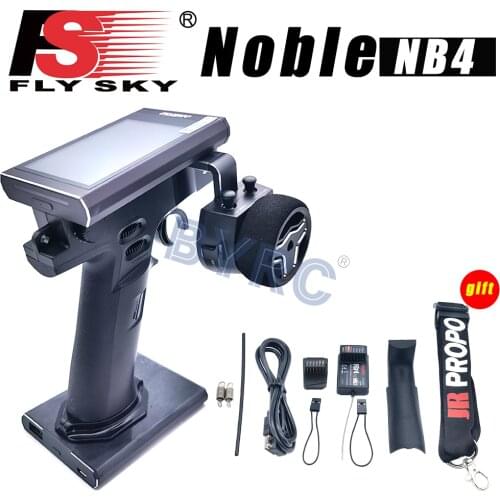 Flysky NB4 FS-NB4 2.4G 4CH Noble Radio Transmitter with FGR4 FGR4S Receiver Color Touch Screen for RC Boat Car