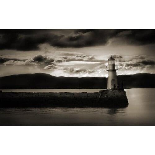 Lighthouse Art Film Print Silk Poster Home Wall Decor 24x36inch