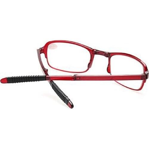 Foldable Frame Reading Presbyopic Glasses Lightweight + 1.0 to 4.0 With Case 2XPC
