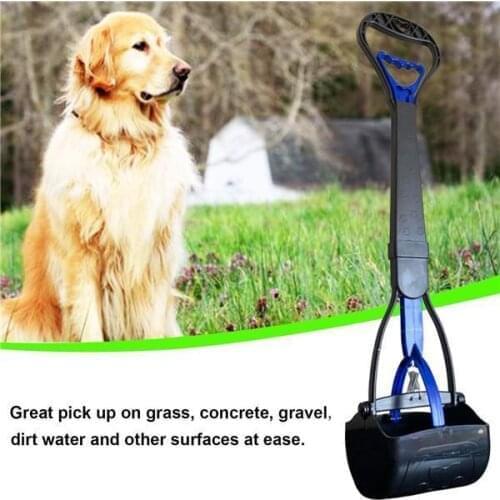 Dog Poop Scoop Dog Paddle Shovel Poop Pickup Toilet hygiene accessory Pickup Clip Cleaning Shovels Handle Clean Tool Dropship