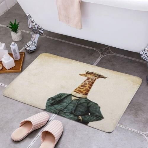 High Class Gentleman 3D Print Doormats Rectangle Non-Slip DoorMat Bedroom Kitchen Entrance Print Door rugs Dropshipping
