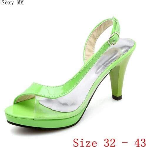 Women High Heel Sandals Shoes Woman High Heels Platform Gladiator Sandals Pumps Small Plus Size 32 33 - 40 41 42 43 44 45